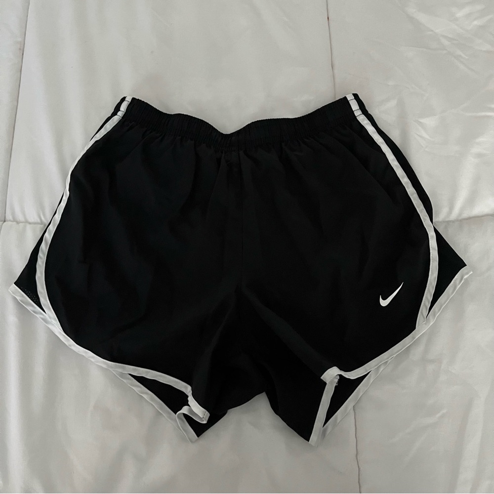 Nike Tempo Dri-FIT Black and White Running Sports Shorts